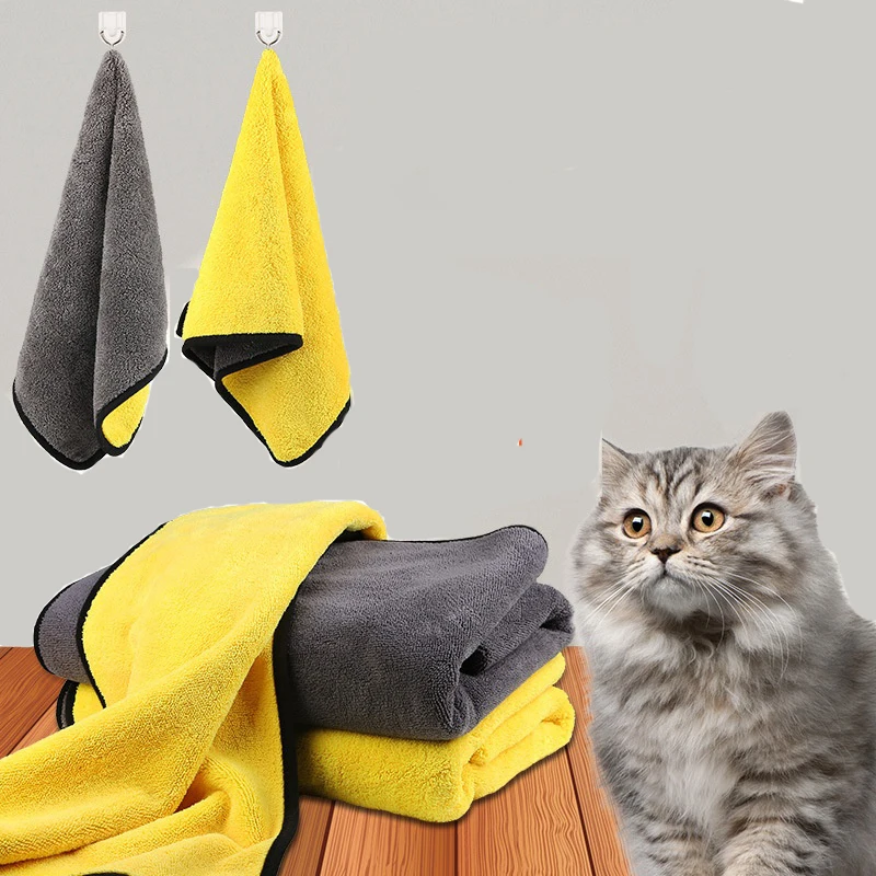 

Custom Logo China Pet Products Water Absorbent Bath Clean Pet Towel