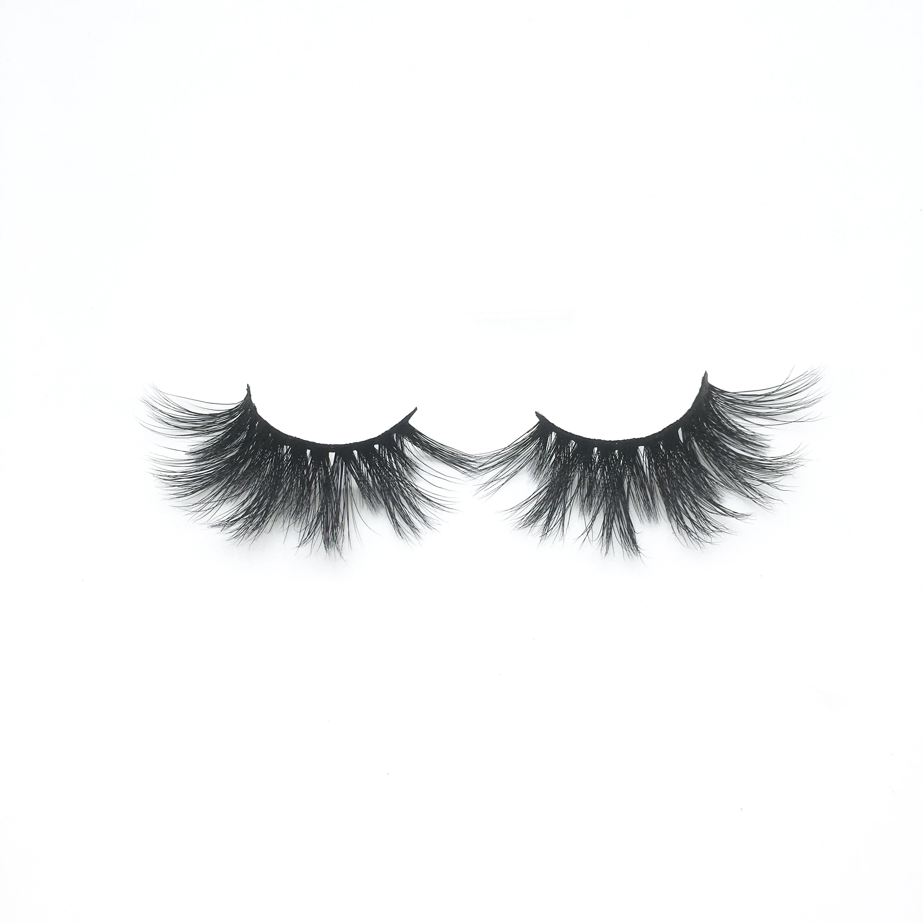 

25mm wholsale wispy fluffy mink strip natural mink eyelashes
