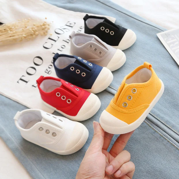 

Wholesale Sneakers 2020 New Espadrilles Kids Boys Girls Classic Slip-on Elastic Canvas Shoes Custom Children's Casual Shoes, Black/white/red/blue/yellow