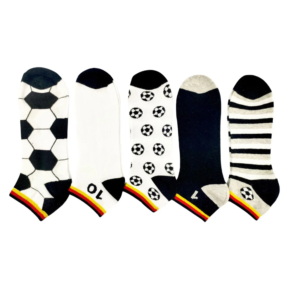 

Custom Logo Flag 5 Pairs Heavy Duty Sports Football Mens Athletic socks, Custom color