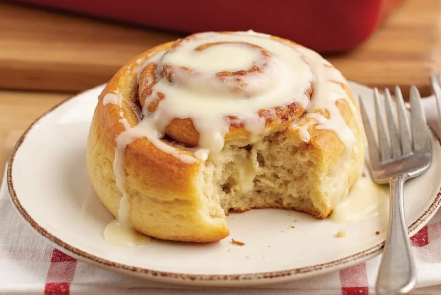 Step-by-step process showing rolling out dough, spreading butter, sprinkling cinnamon sugar, and cutting cinnamon roll swirls