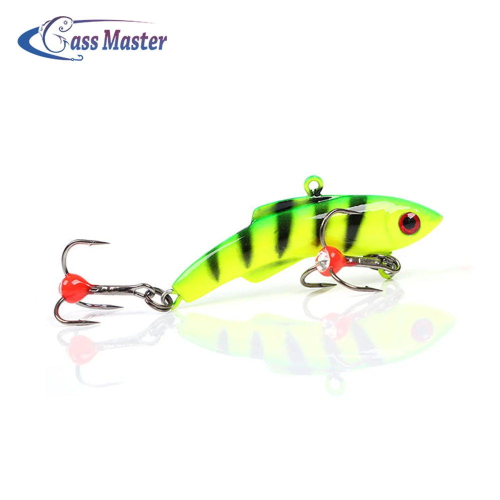 

Bassmaster Ice Fishing Lures Winter Bait metal Lure lead VIB bait