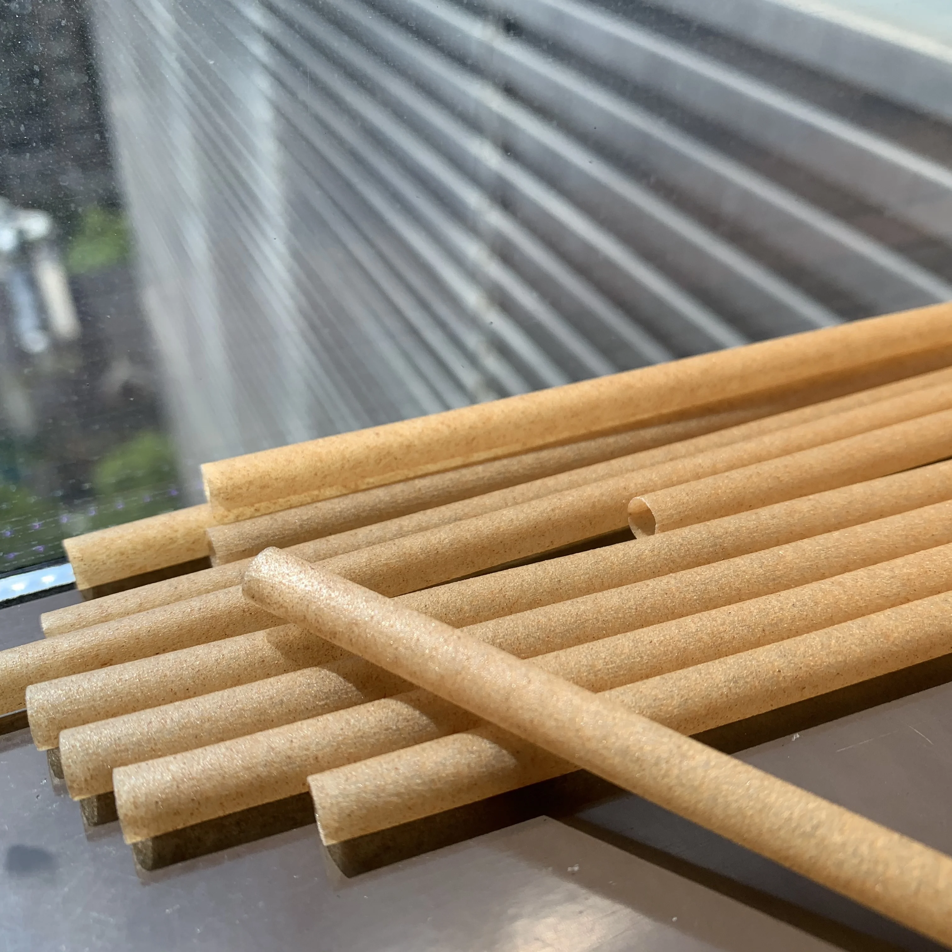 

Newly Biodegradable Sugarcane Straw For Home, Natural color