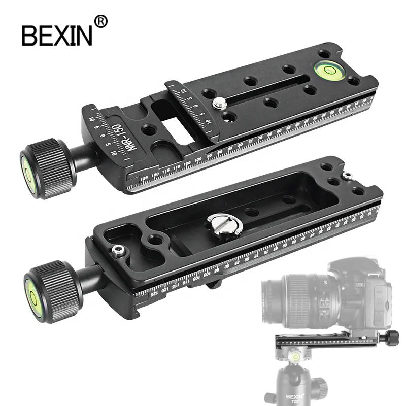 

Professional Rail Nodal Slide clamp Quick Release Plate Clamp Adapter Two-way Slot Panoramic Clamp Holder