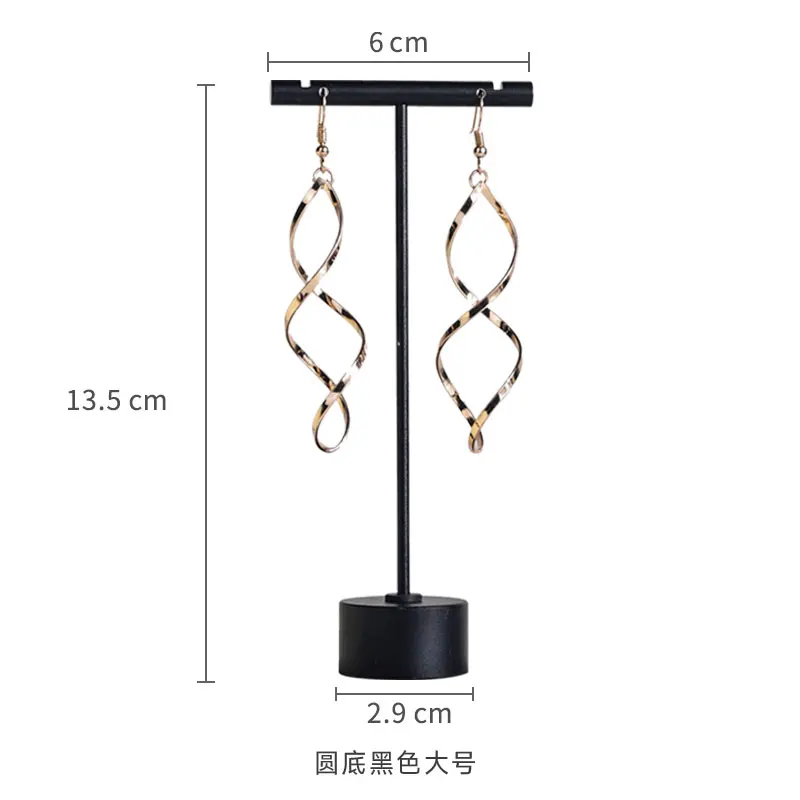 

Wholesale Black T-Shape Jewelry Metal Storage Organizer Ring Earrings Display Stand Rack Holder, Red,white,black,brown,green,purple
