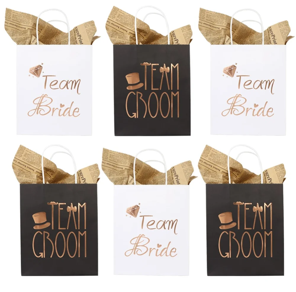 12 x Personalised Baby Shower TREAT Gift Favour Paper Bags Brown Bunting 
