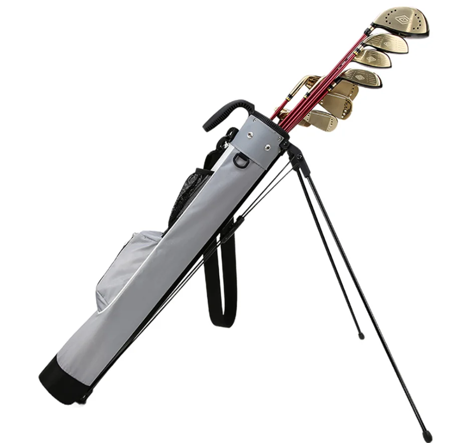 

2019 hot sale cheap gray nylon golf stand gun bag, Customized color