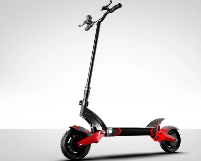 

2020 Powerful T10 Zero 10X 2000W 52V 18.2Ah Adult Electric Kick Scooter Europe Warehouse, Black with red