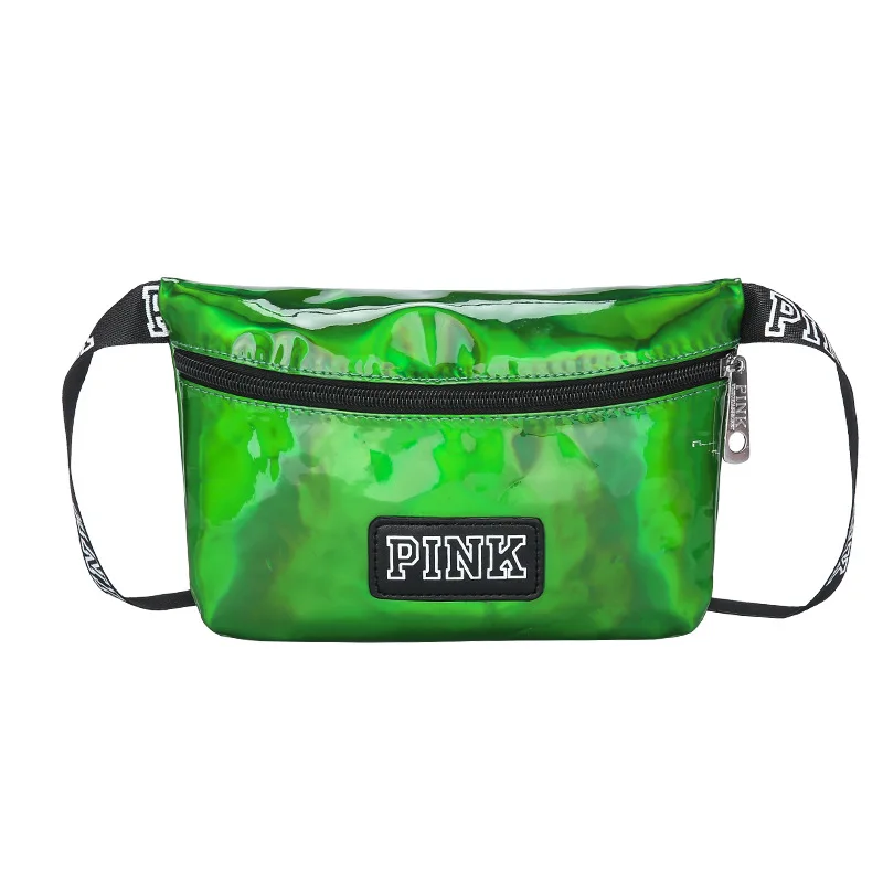 

Unisex Waterproof Laser Waist Belt Bag Women Pouch Chest Bag Hip Waist Pack Shoulder Messenger Beach Bag, 6 colors