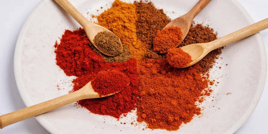 Side-by-side spice comparison between Chinese and Western spices