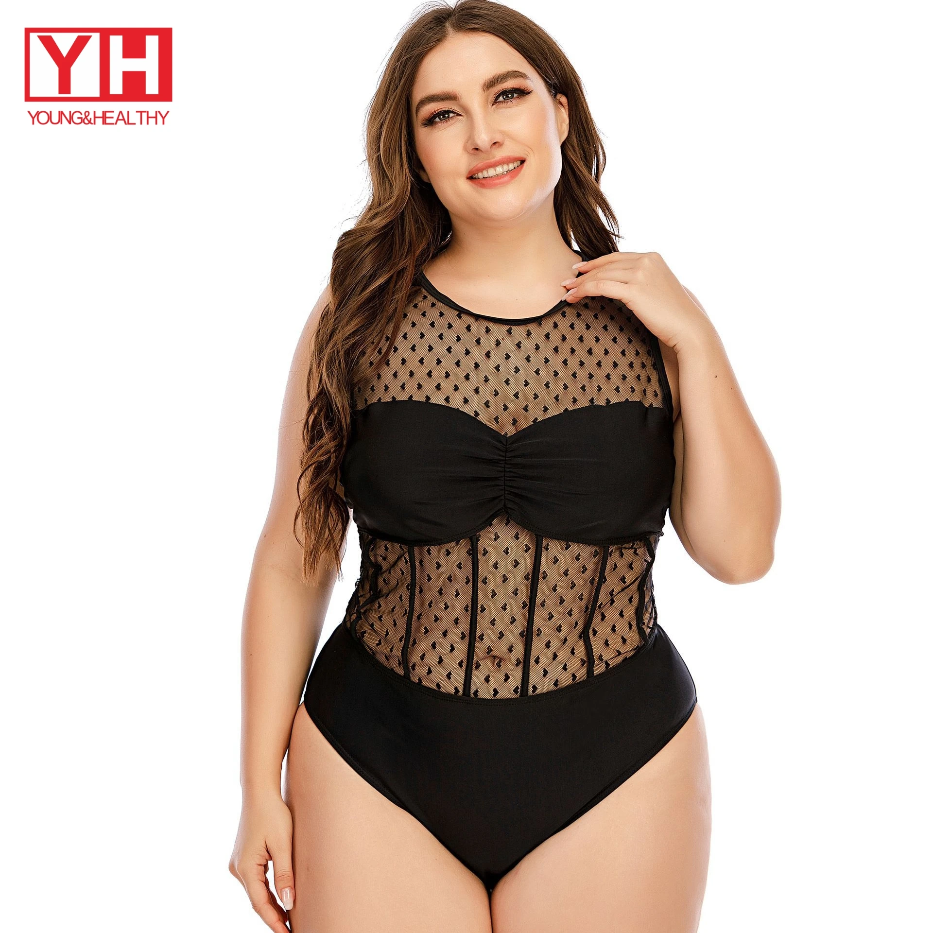 

2021 New Trendy Vendor Wholesale One Piece Plus Size Swimsuits For Women