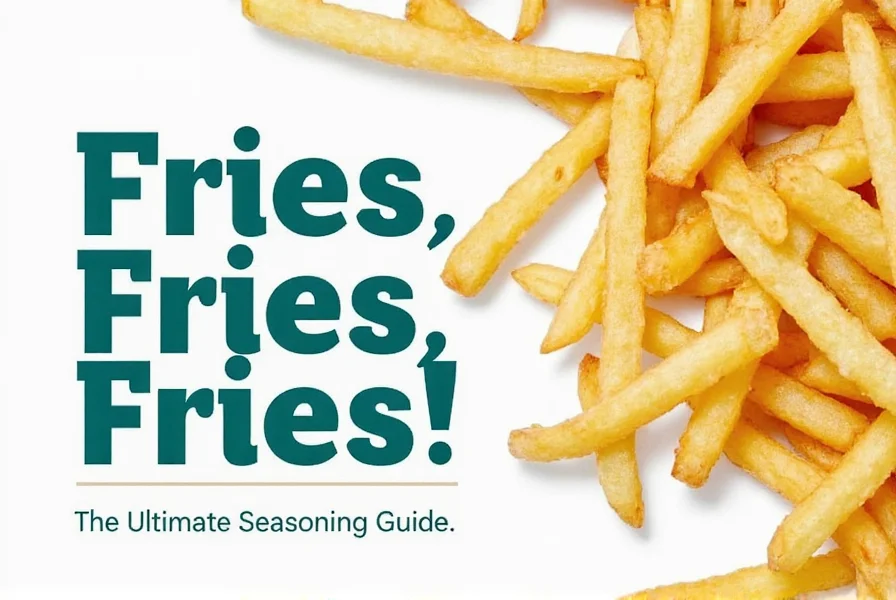 Final fries with seasoning