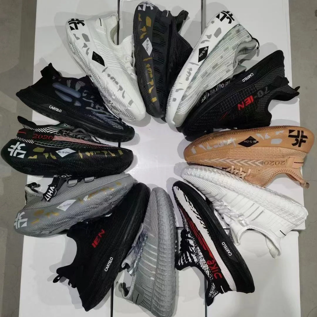 

High Quality Fashion Comfort Lace-up Men Sneakers Breathable Sport Shoes Flying men shoes sports, Multiple colour