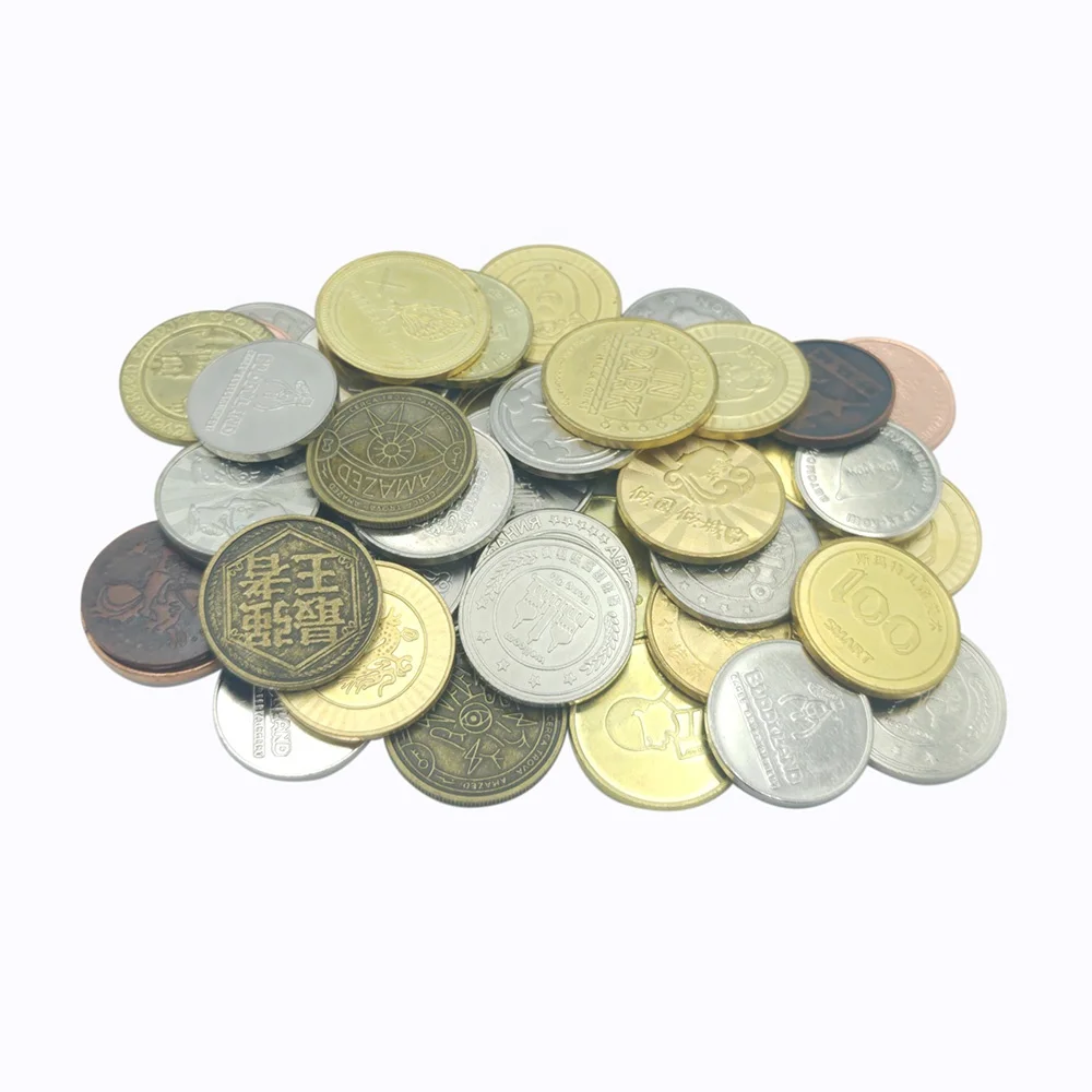 

Wholesale customized metal arcade coin operated game machine token coin manufacturer custom car wash token coin, Silver color or customized
