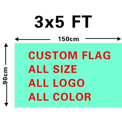 

3X5 feet Customized Logo Printing Flags wholesale promotional advertising flag banner custom normal country flag