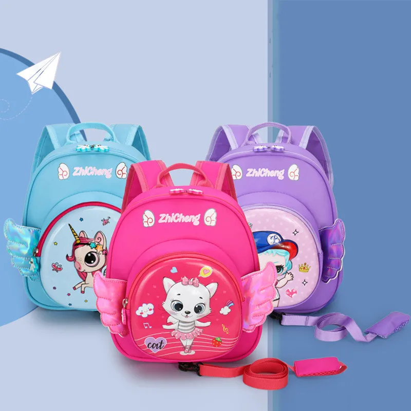

Cartoon Animal Kids School Bags Wholesale Factory Hot Selling Cute for Boy Girls Backpack Waterproof Unisex OEM Customized Logo, Customized color