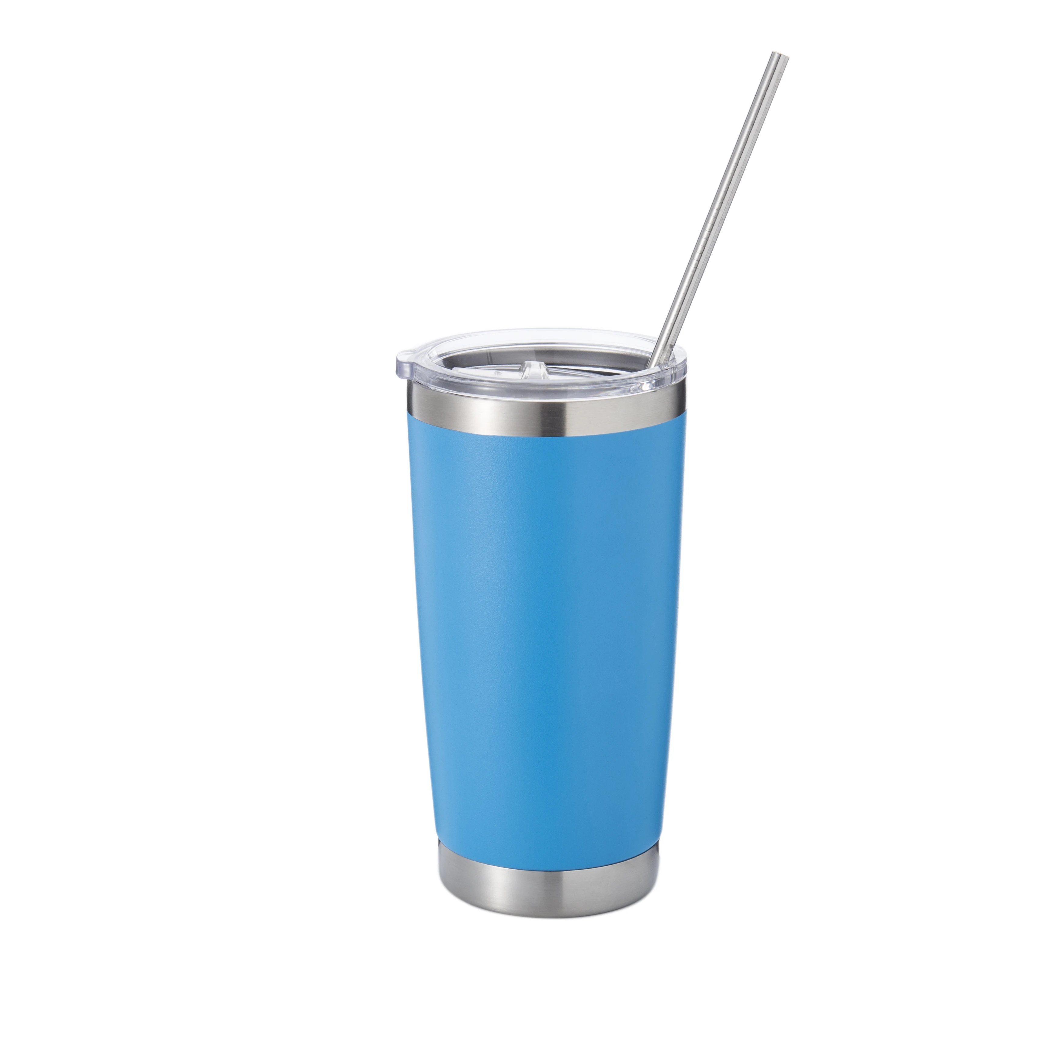 

2021 in stock Amazon Top Sell Double Wall Vacuum 20oz Stainless Steel wine Tumbler With Brush for Hot & Cold Drinks beer wine, Customized colors acceptable