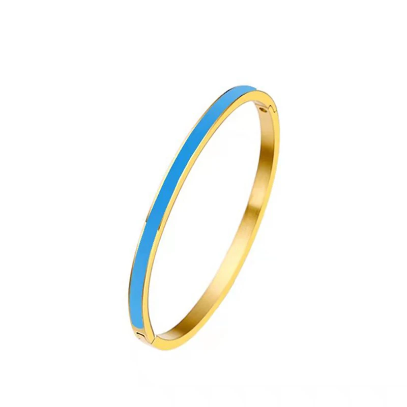 

Wholesale Jewelry Ladies Cuff Bracelet Set Health Enamel Women Bangles Bracelets