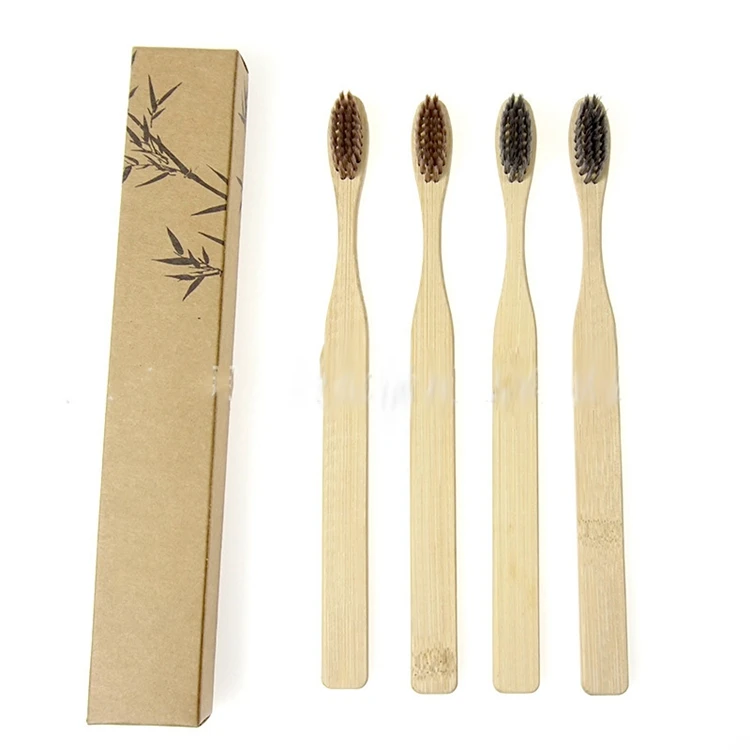 

China Manufacturer Organic Private Label Charcoal Bamboo Toothbrush