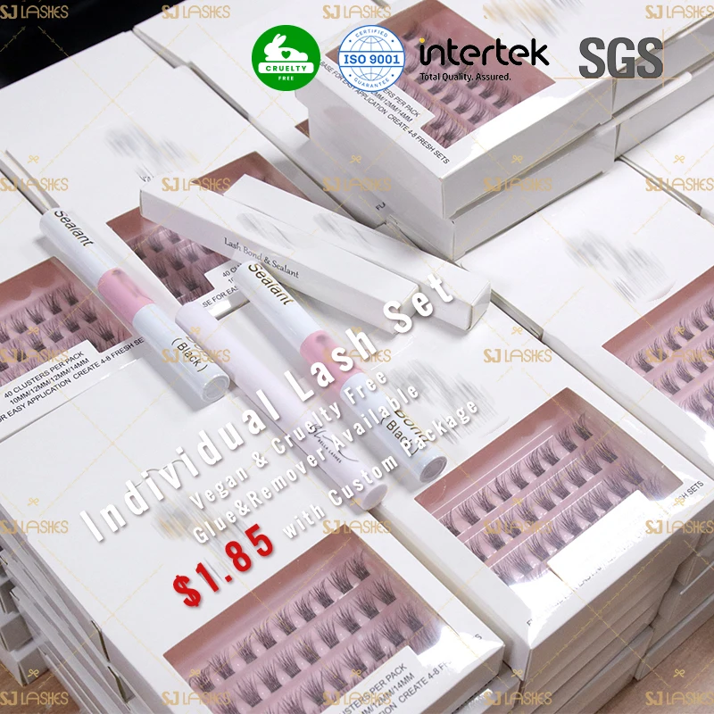 

Free sample eyelash DIY segment faux mink home DIY Lashes pre-cut lashes from eyelash factory OY