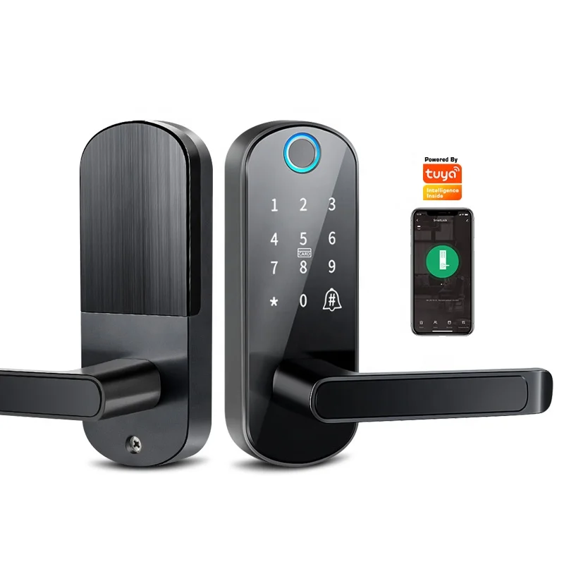 

Tediton Smart Locks Door Knob WIFI Tuya APP Digital Fingerprint Handle Smart Door Lock