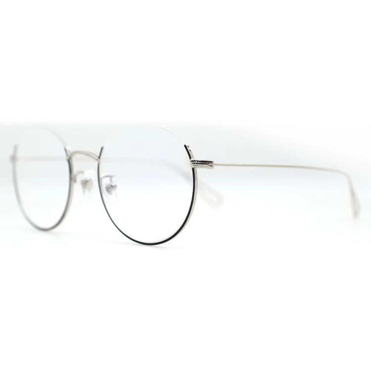 Sifier blue light blocking glasses round metal half frame eyeglass frames