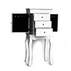 Jewelry Armoire Chest Cabinet Organizer Wood drawer Mirror Storage Stand Box