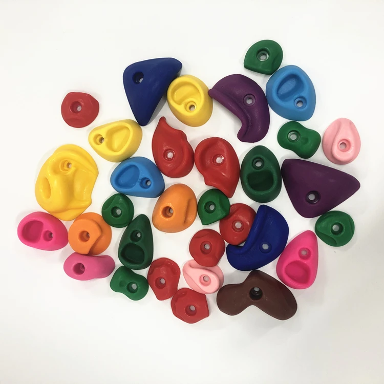 Rock Pegs For Indoor & Outdoor Rock Wall To Get Kids Exercise Climbing