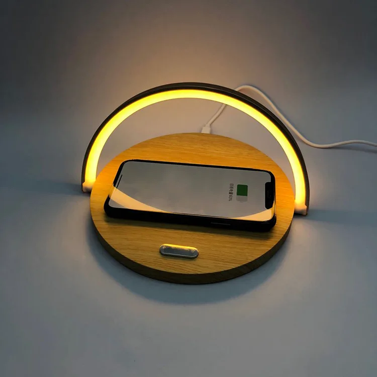 

2021 hot selling 4 in 1 lamp wireless charger,lamp desk wireless charger shenzhen factory