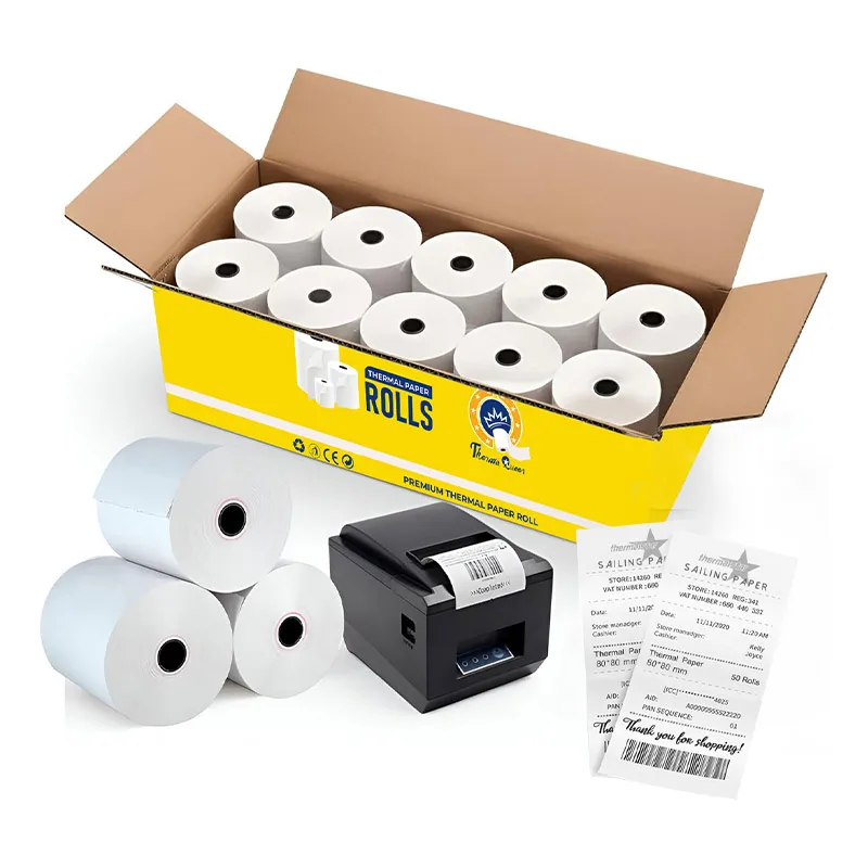 Manufacturing Atm Price 55gsm 57mm 80mm 80x80 3 18 57 X 40 13core Bpa Free Jumbo Roll Customized Thermal Paper Roll Suppliers