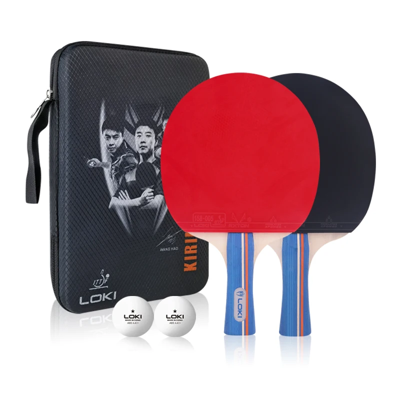 

LOKI K3000 wholesale high quality table tennis paddle set ping pong paddle set cheap price