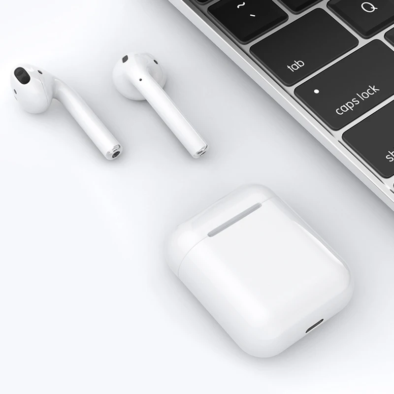 

High Quality i12 earphones bluetooths V5.0 Headset touch and stereo wireless earbuds for Sports