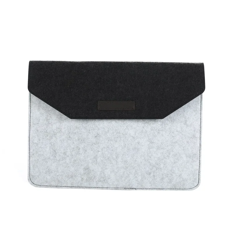 

wholesale felt computer bag 14 16 "multifunctional front and rear pocket polyester material inner bag environmental protection