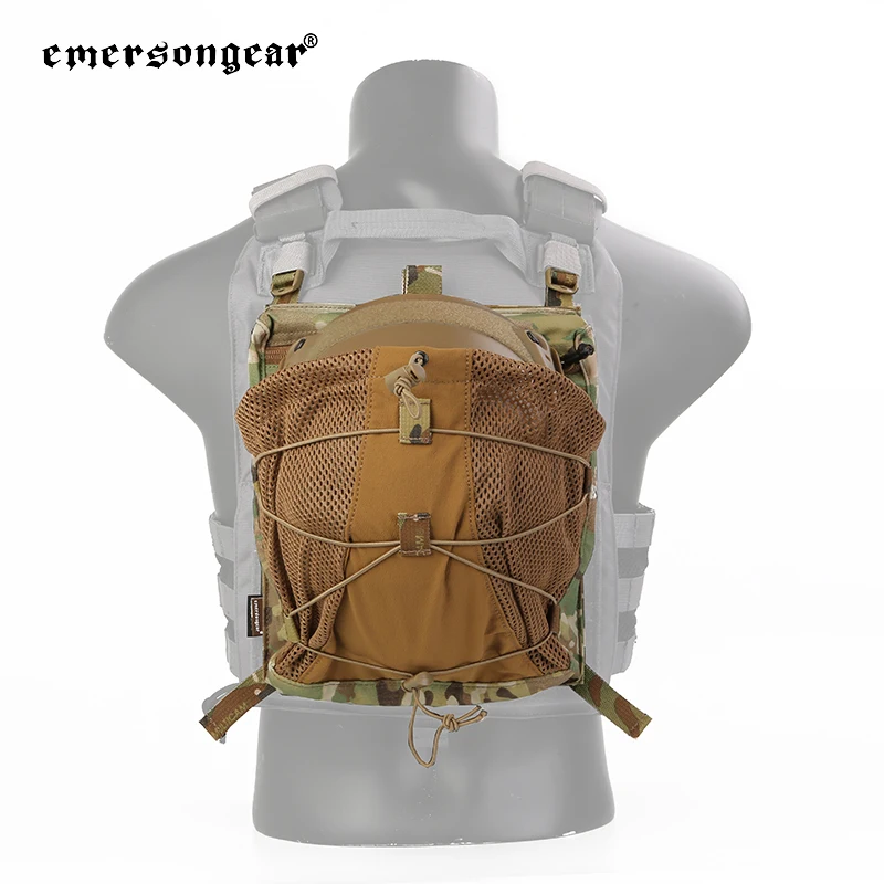 

Emersongear EM9534 military plate carrier utility helmet hydration bungee pack for 420, Bk/cb/mc/rg/wg/mcbk/mctp/mcad