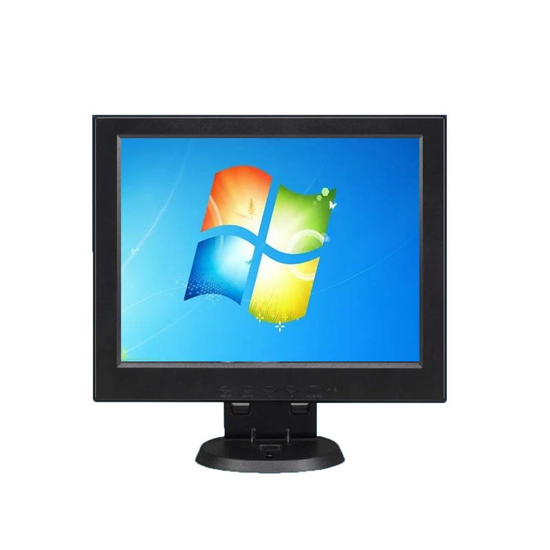 

POS  LCD HD MI Monitor Screen Display Computer with 12V DC, Black white color