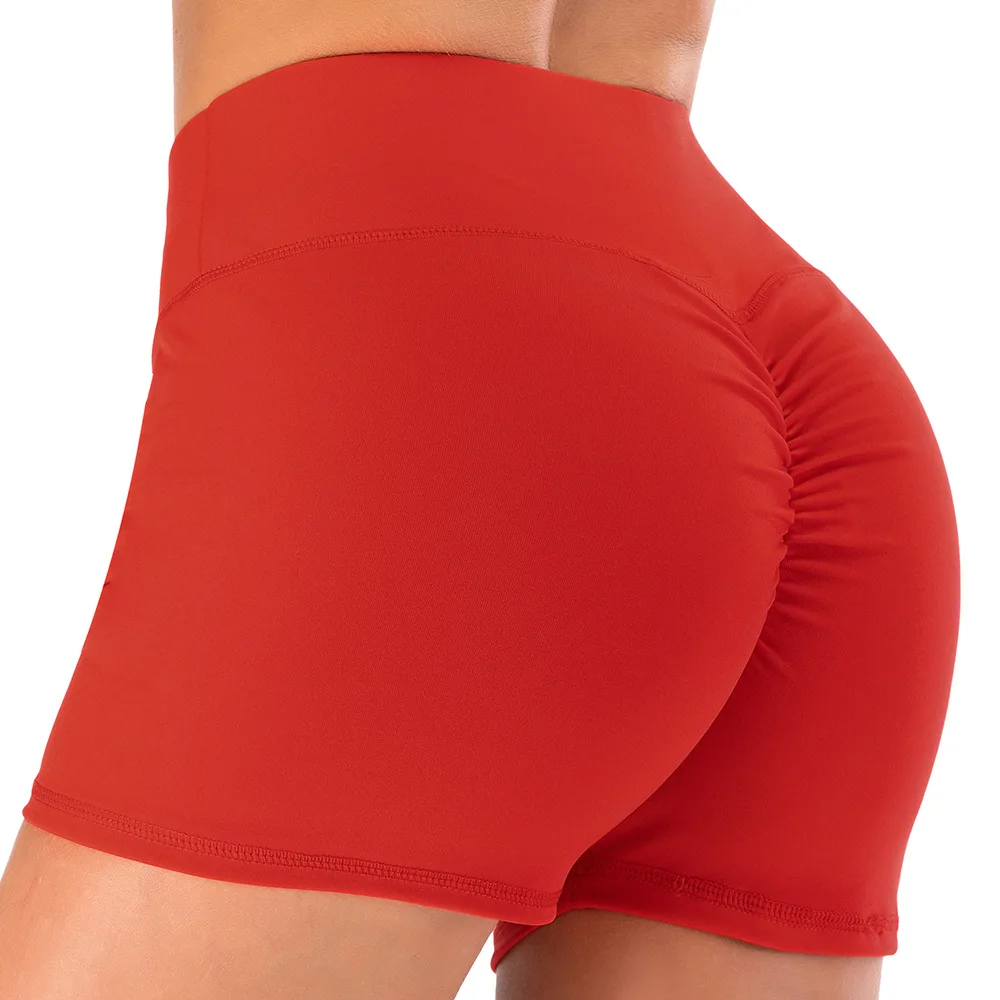 

Europe'S New High Waist And Hip Tight Running Yoga Shorts Hot Pants
