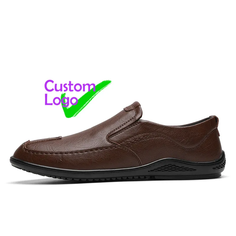 

Slip-on Genuine Leather Men Shoe Festa yiwu shoes Leather Shoes Man Yetiskin Nice Latest Men Casual Leather low cut