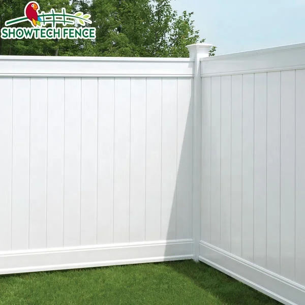 

8ft plastic garden vinyl fence panels privacy grey,cheap white outdoor PVC fence privacy with posts wholesale, White/grey/tan/adobe/red wood