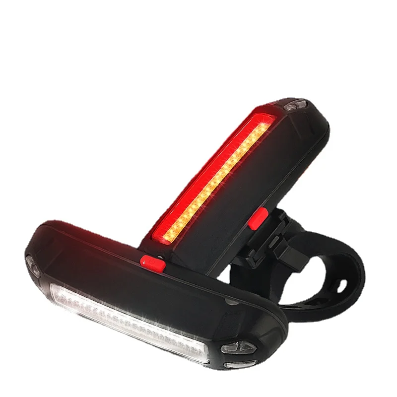 

Bike Accessories USB Rechargeable Front Rear Light Bicycle COB Warning Light Monochrome Taillights