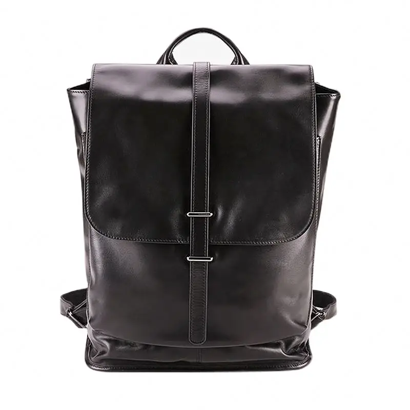 

Great Value Men's Laptop Bag Flap Backpack Stylish and Beautiful Men's Leather Waterproof Pu Leather Danny Pack Customized Color