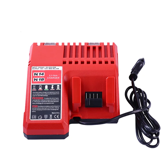 

18V ForMilwaukees Rechargeable Lithium ion battery Replacement High Quality Cordless Power Tools Charger N18