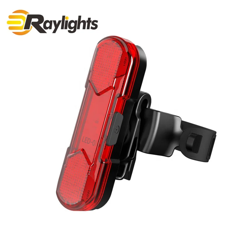 

High-bright safety Bicycle riding tail light USB fast charging Warning riding equipment, Red, white, blue