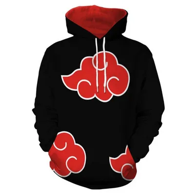 

Ecoparty Uzumaki Hoodies Jacket Men 3D Hoodie Akatsuki Coat Uchiha Itach Cosplay Costume Kakashi Hoodies Sweatshirts Drop Ship, As show