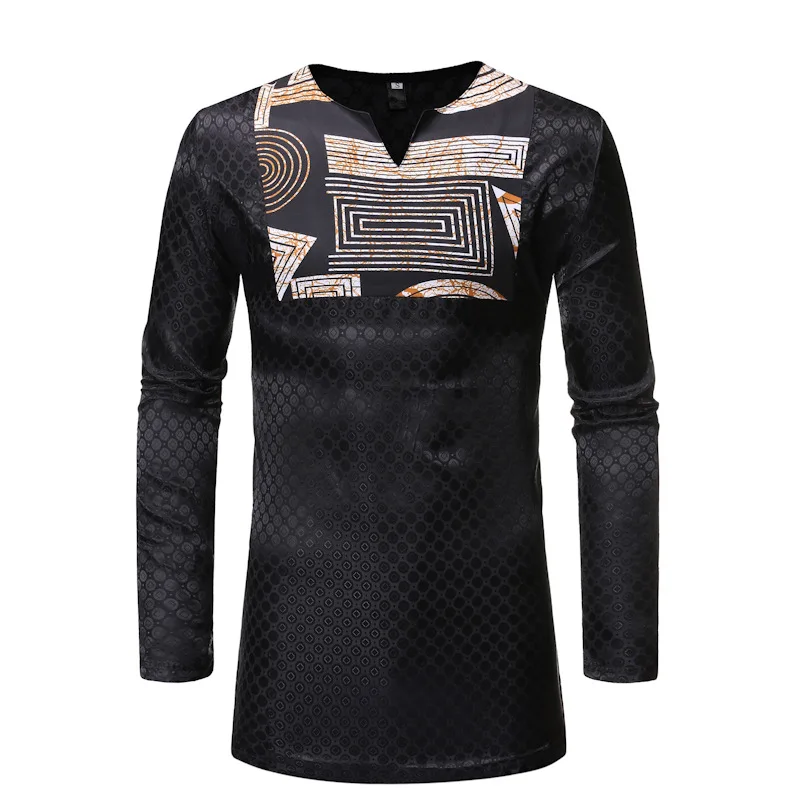 

MXCHAN SJH11009 african men fashion cotton Printing clothing Solid Color African dashiki shirts wholesale