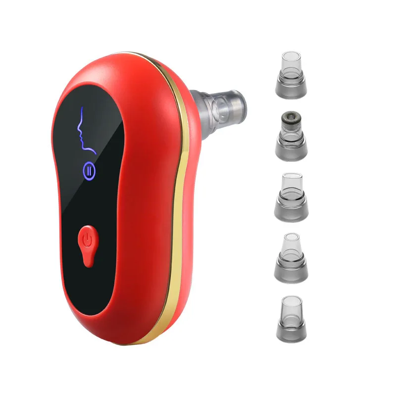 

Wholesale Mini Blackhead Extractor Facial Care Portable Tool Kit Blackhead Remover, White/red