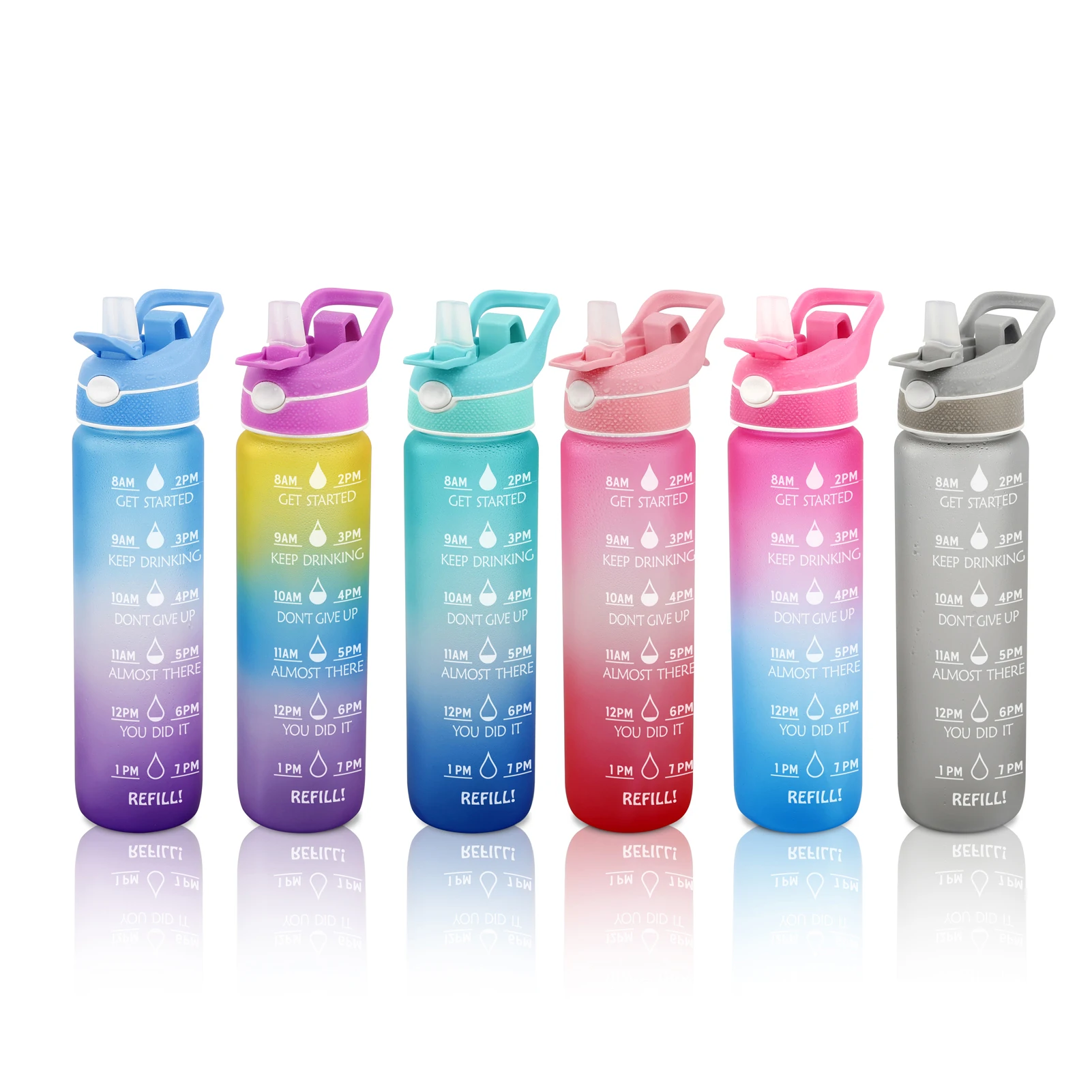 

Eco Friendly Healthy Wheat Straw Custom Logo Water Bottle, Customized color