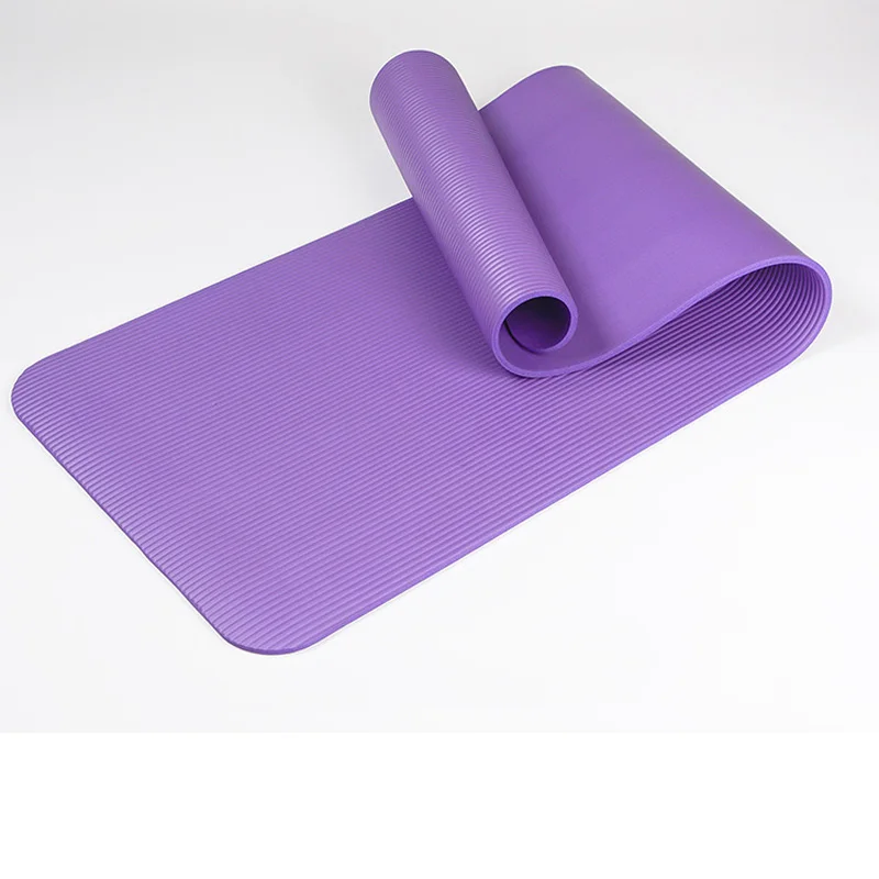 

Extra thick Large size Colorful for unisex Men Women Skin-friendly Eco-friendly NBR yoga mat, Green,red,blue,purple,orange,customizable