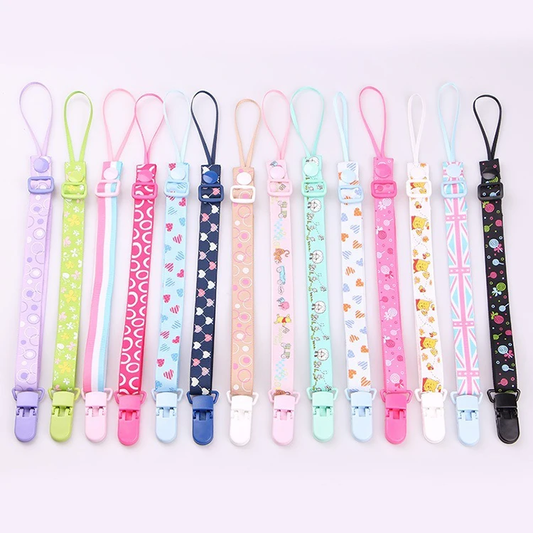 

42 Design Baby Pacifier Clip Pacifier Chain Dummy Clip Nipple Holder For Nipples Children Pacifier Clips, Cartoon pattern