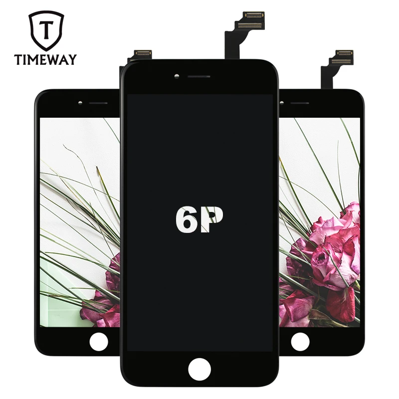 

for iphone 6 plus lcd for iphone 6 plus touch digitizer phone For iphone refurbished lcd display wholesale cell phone parts, Black and white