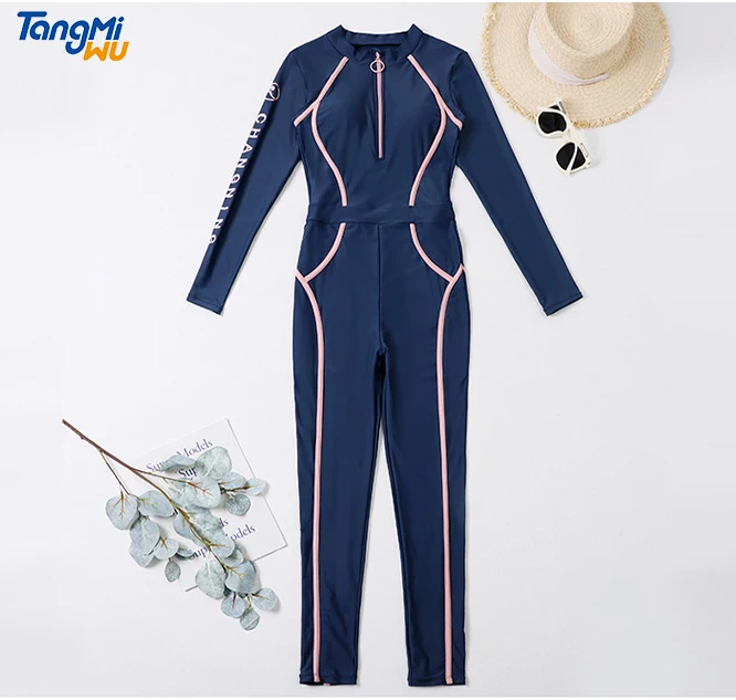 

Wholesale Spot Goods Fast Ship Delivery Women Back Zipper Plus Size Full Body Cover Sun Protection Surf Diving Wetsuit